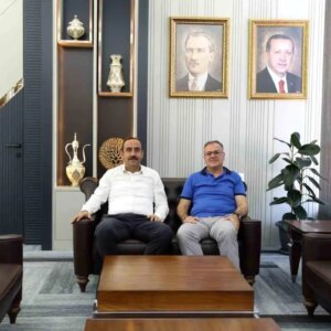 baskan ilmek hacilar belediyesini ziyaret etti 9e1Ibkte