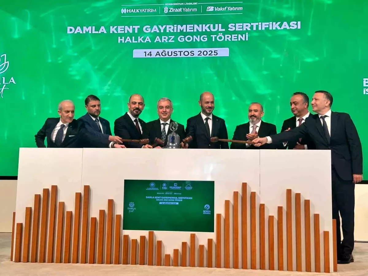 Damla Kent Projesi Sertifikası Borsa’da