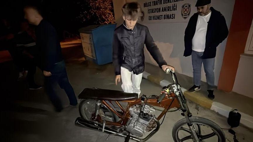 bisikletini motosiklete ceviren gence sok ceza tam 45 bin tlye patladi QlWwrK5T