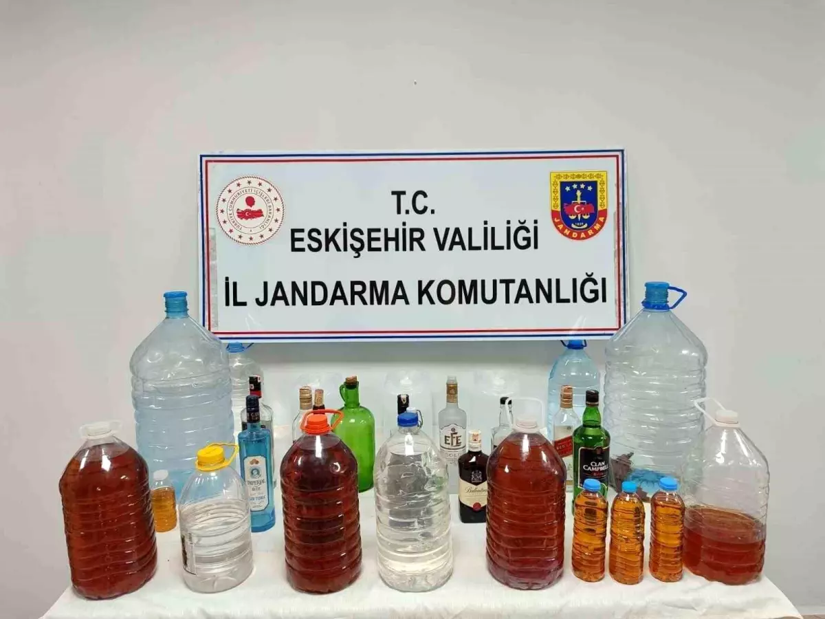 Eskişehir’de 78 Litre Sahte Alkol Ele Ge geçti