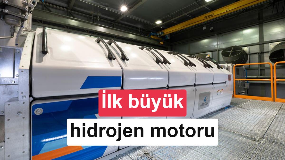 Dünyanın ilk büyük ölçekli hidrojen motoru hizmete girdi